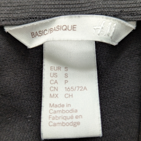 H&M Women's (Size Small) Black Leggings/Skinny Pants/Tights With Elastic Waist - Picture 11 of 13